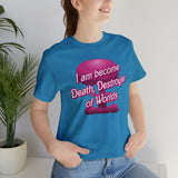 Barbenheimer Pink Iconic Doll Nuke Explosion Tee - I am Become Death Destroyer of Worlds