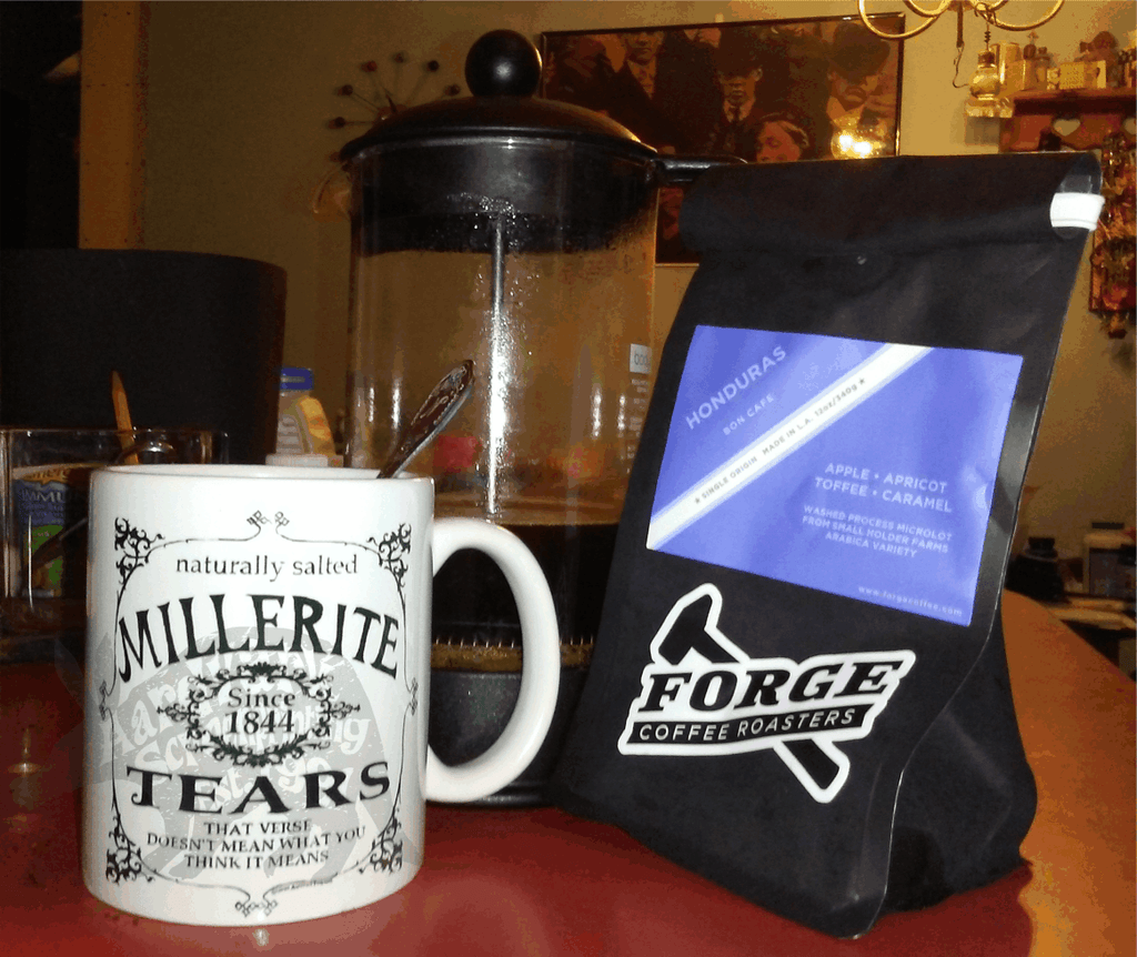 Millerite Tears MUG, Right hand