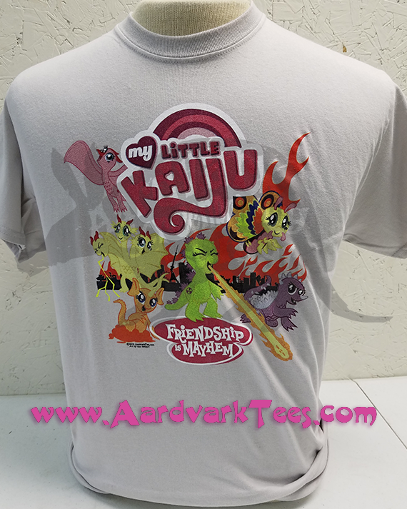 My Little Kaiju - Friendship is Mayhem - MLPFIM Parody Fanshirt - Aardvark Tees - Tees that Please