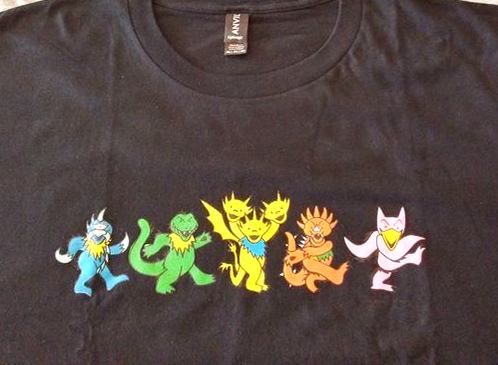 Dead Kaiju - Grateful Dead Parody T-Shirt