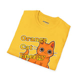 Orange Cat Energy - Unisex T-Shirt