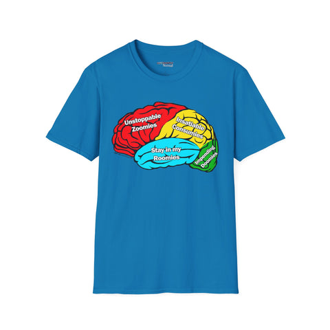 ADHD Brain Map Unisex T-Shirt