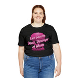 Barbenheimer Pink Iconic Doll Nuke Explosion Tee - I am Become Death Destroyer of Worlds