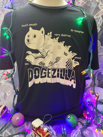 DogeZilla - Kaiju Groupie Doge Meme Fanshirt - much smash. so monster. amaze. - Unisex T-Shirt