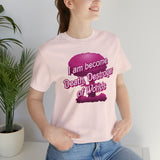 Barbenheimer Pink Iconic Doll Nuke Explosion Tee - I am Become Death Destroyer of Worlds