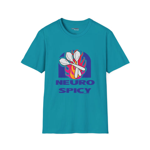 Neuro Spicy Celebrating Neurodiversity Unisex Tee - Taco Parody Shirt