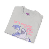 Tsundere Sharks - It's Not Like I WANT to Eat You...B-b-baka!  Unisex Tee