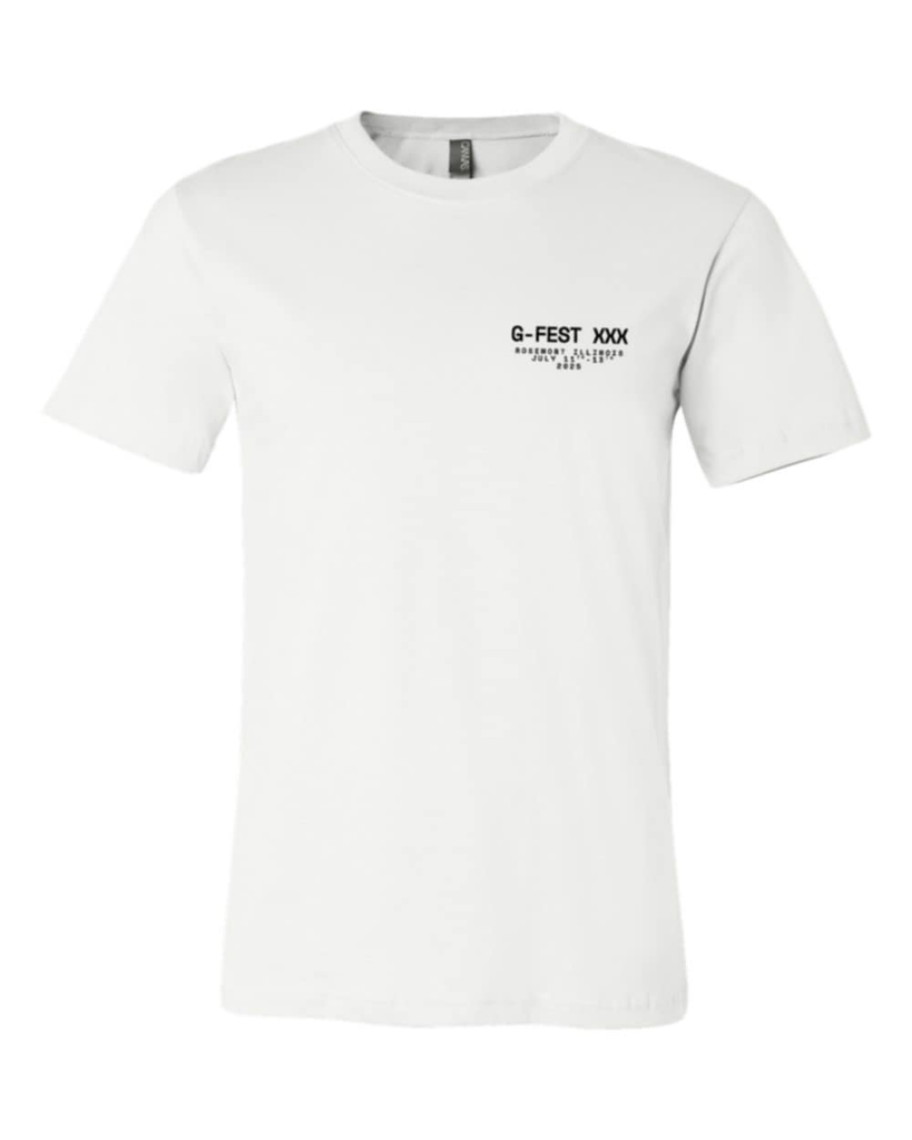 GFest 30th Anniversary Official T-Shirt - White