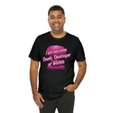 Barbenheimer Pink Iconic Doll Nuke Explosion Tee - I am Become Death Destroyer of Worlds