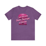 Barbenheimer Pink Iconic Doll Nuke Explosion Tee - I am Become Death Destroyer of Worlds