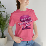 Barbenheimer Pink Iconic Doll Nuke Explosion Tee - I am Become Death Destroyer of Worlds