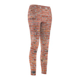 Casual Leggings - Brick Print - Aardvark Tees - Tees that Please