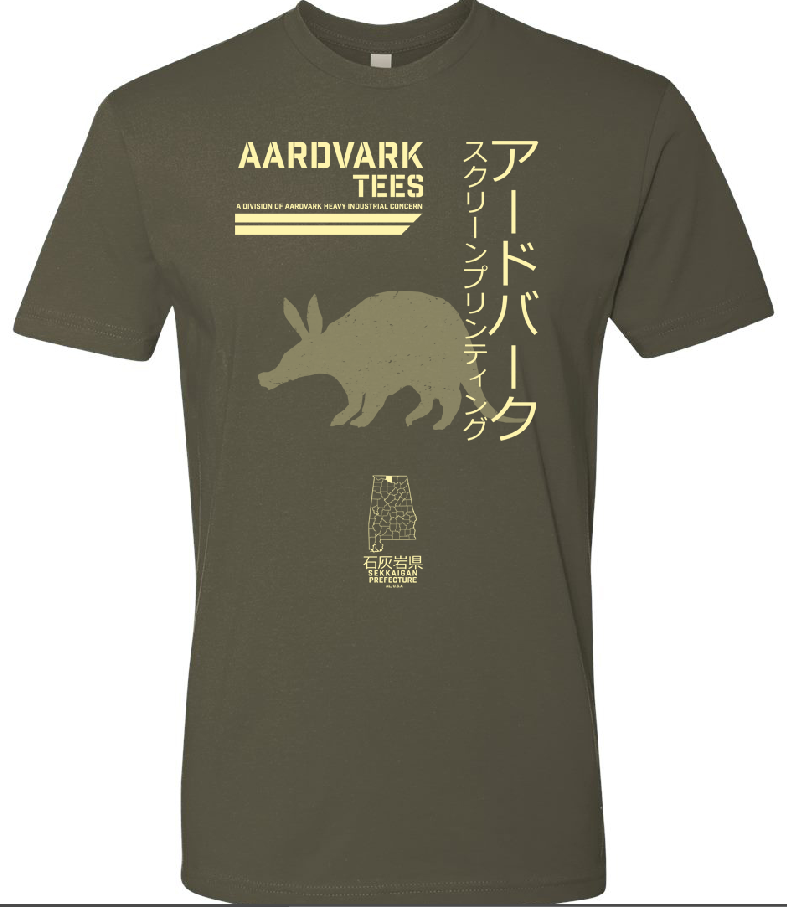 Aardvark Heavy Industrial - Kaiju Fan Tee - Aardvark Tees - Tees that Please