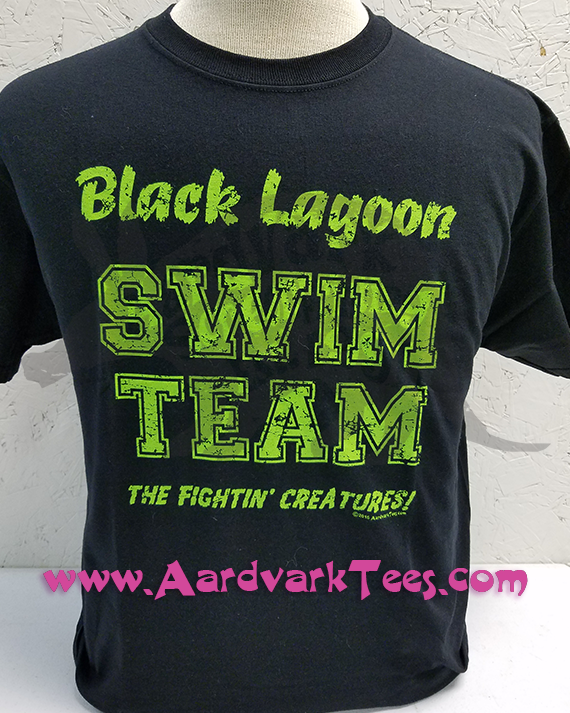 Black Lagoon Swim Team - Aardvark Tees - Tees that Please
