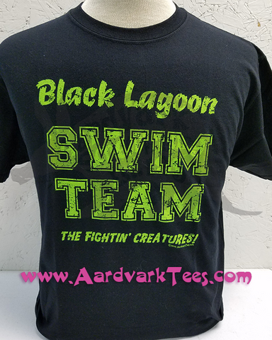 Black Lagoon Swim Team - Aardvark Tees - Tees that Please