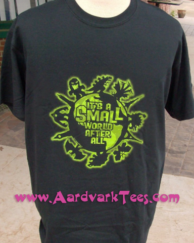 Giant Monster "It's a Small World After All" - Aardvark Tees - Tees that Please