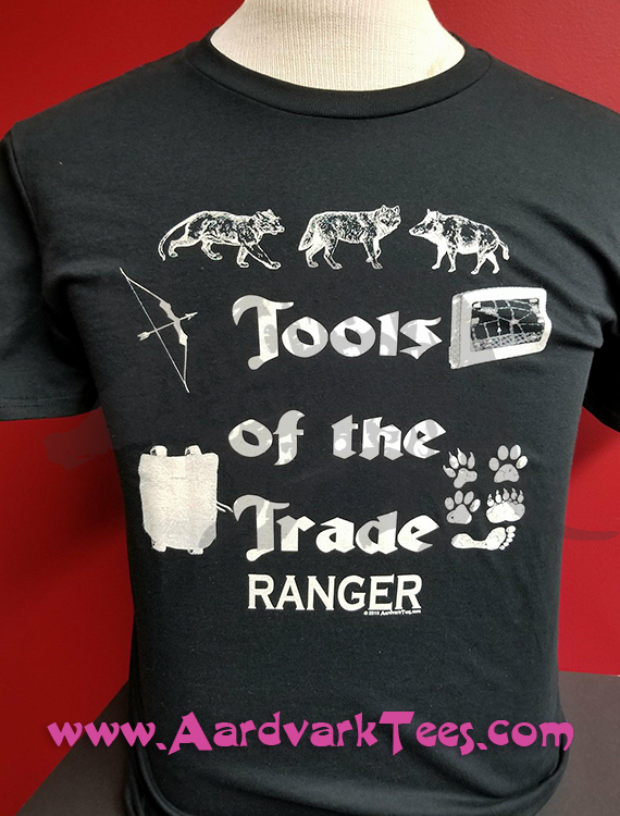 Tools of the Trade - Ranger - Tabletop RPG Fan Tee - Aardvark Tees - Tees that Please