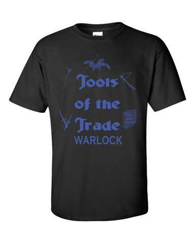 Tools of the Trade - Warlock - Tabletop RPG Fan Tee - Aardvark Tees - Tees that Please