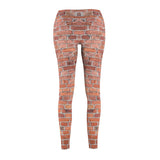 Casual Leggings - Brick Print - Aardvark Tees - Tees that Please